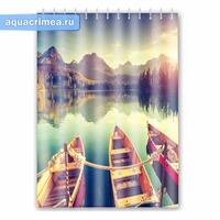 Шторка F8653 ("Рассвет" полиэстер) 180х200 FRAP